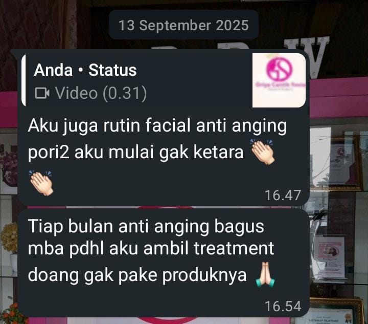 Testimoni Treatment 6 - DRW Skincare